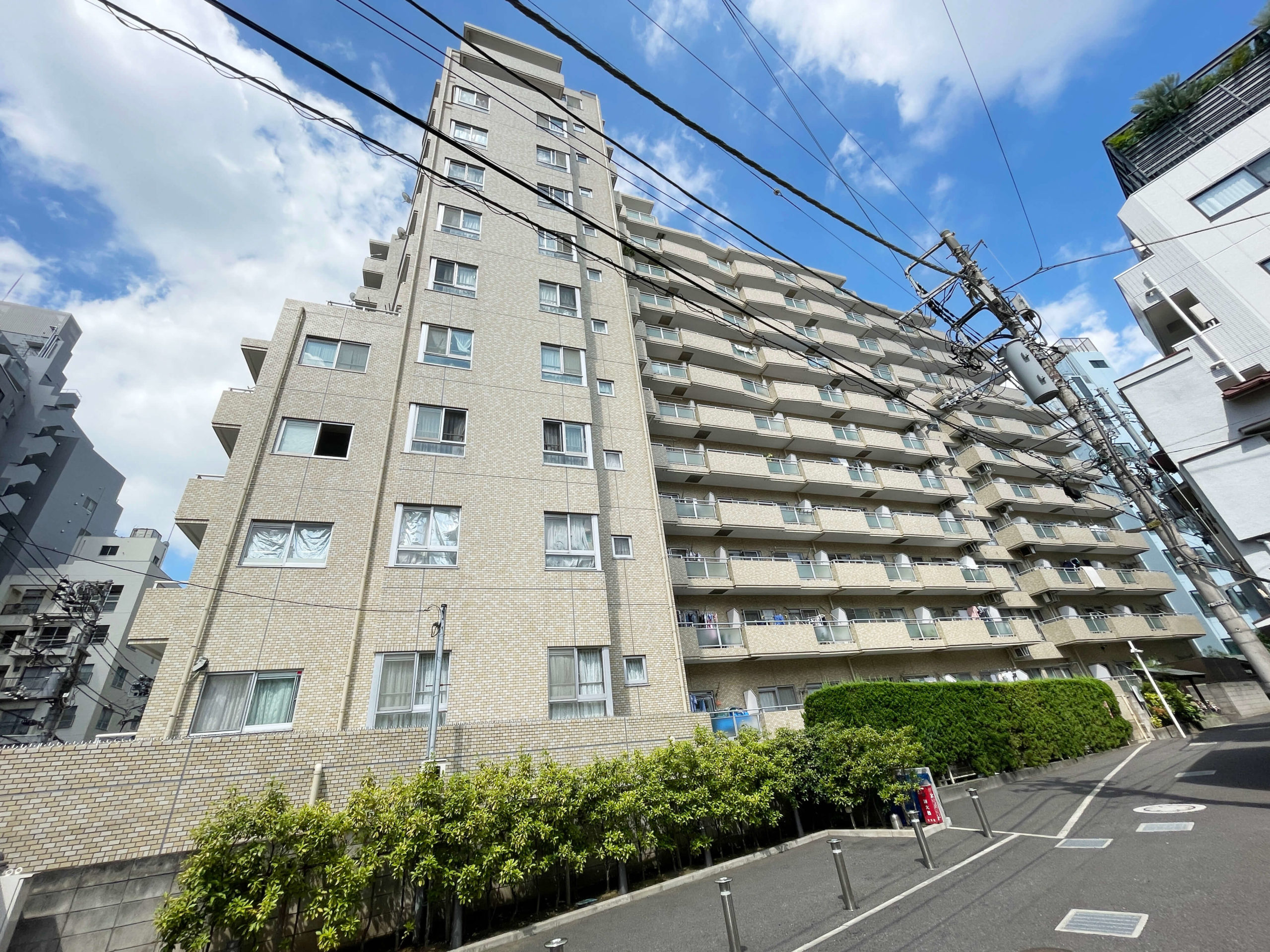朝日白山マンションの外観|文京区白山|白山駅徒歩1分