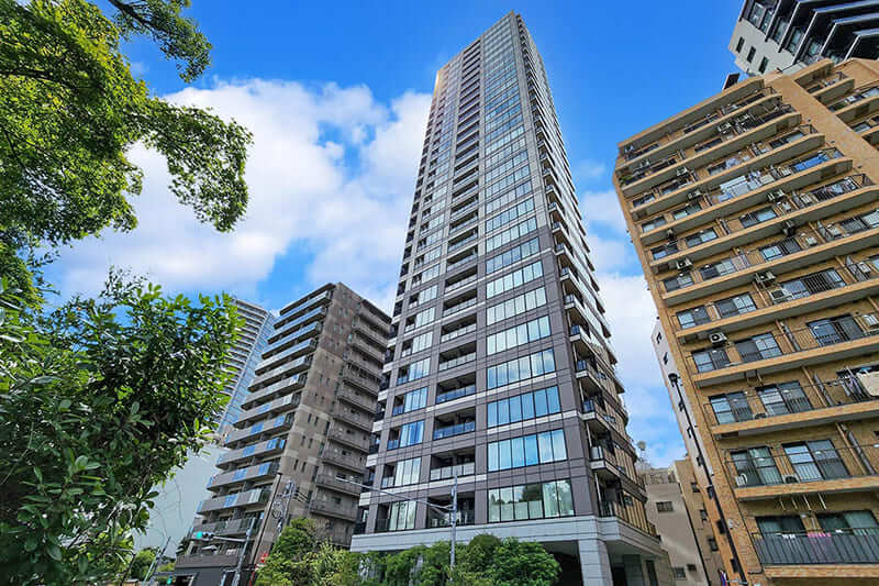 パークタワー上野池之端の外観（台東区・2LDK）