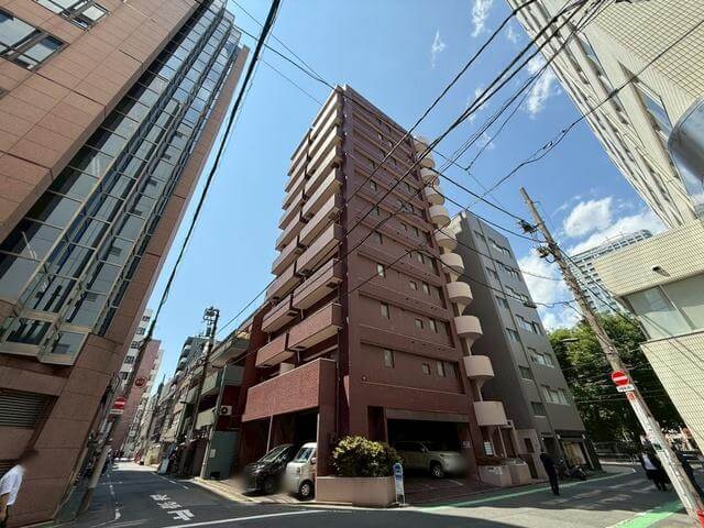 サンサーラ第4御苑の外観（新宿区・新宿御苑前駅徒歩3分）