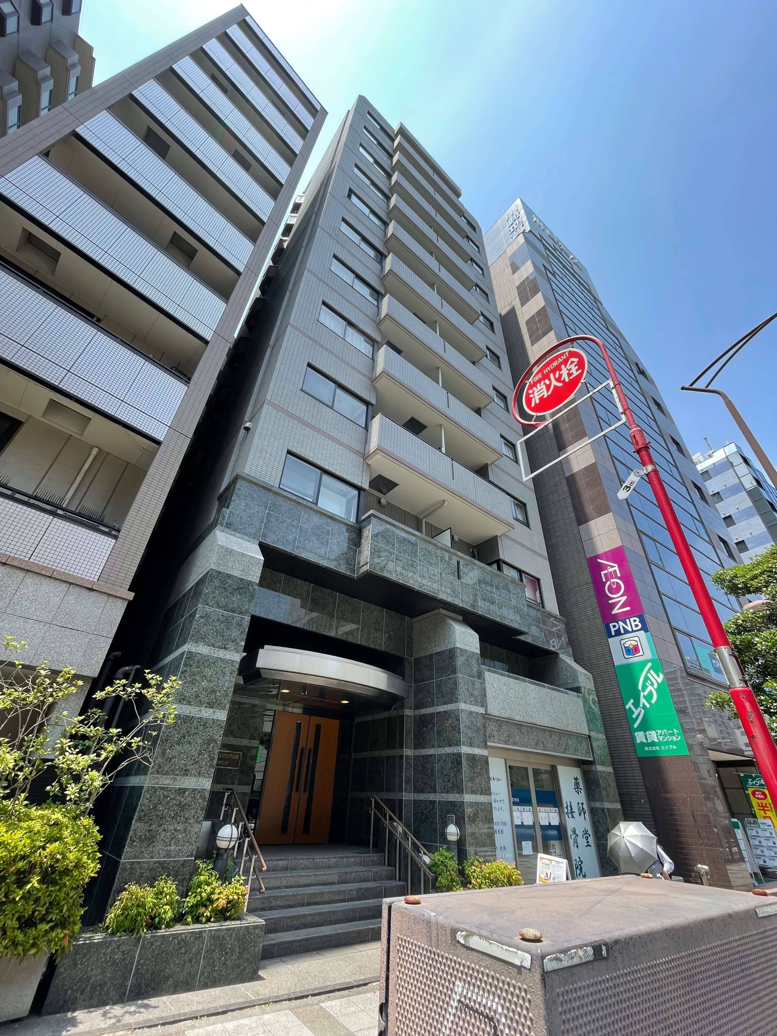 藤和シティスクエア三田ノースウイングの外観｜港区三田2｜仲介手数料無料