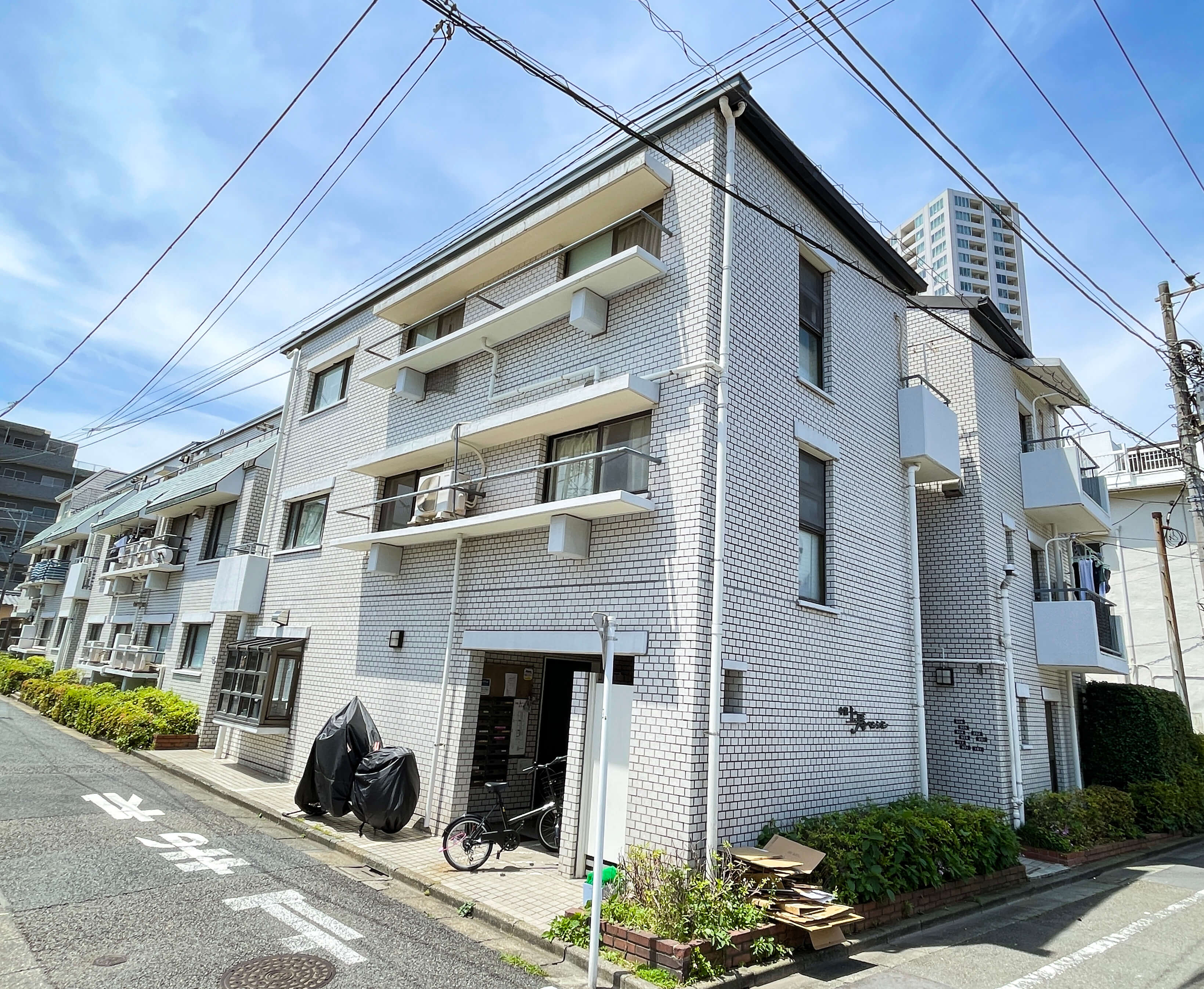 中銀上馬マンシオンの外観｜世田谷区上馬｜仲介手数料無料