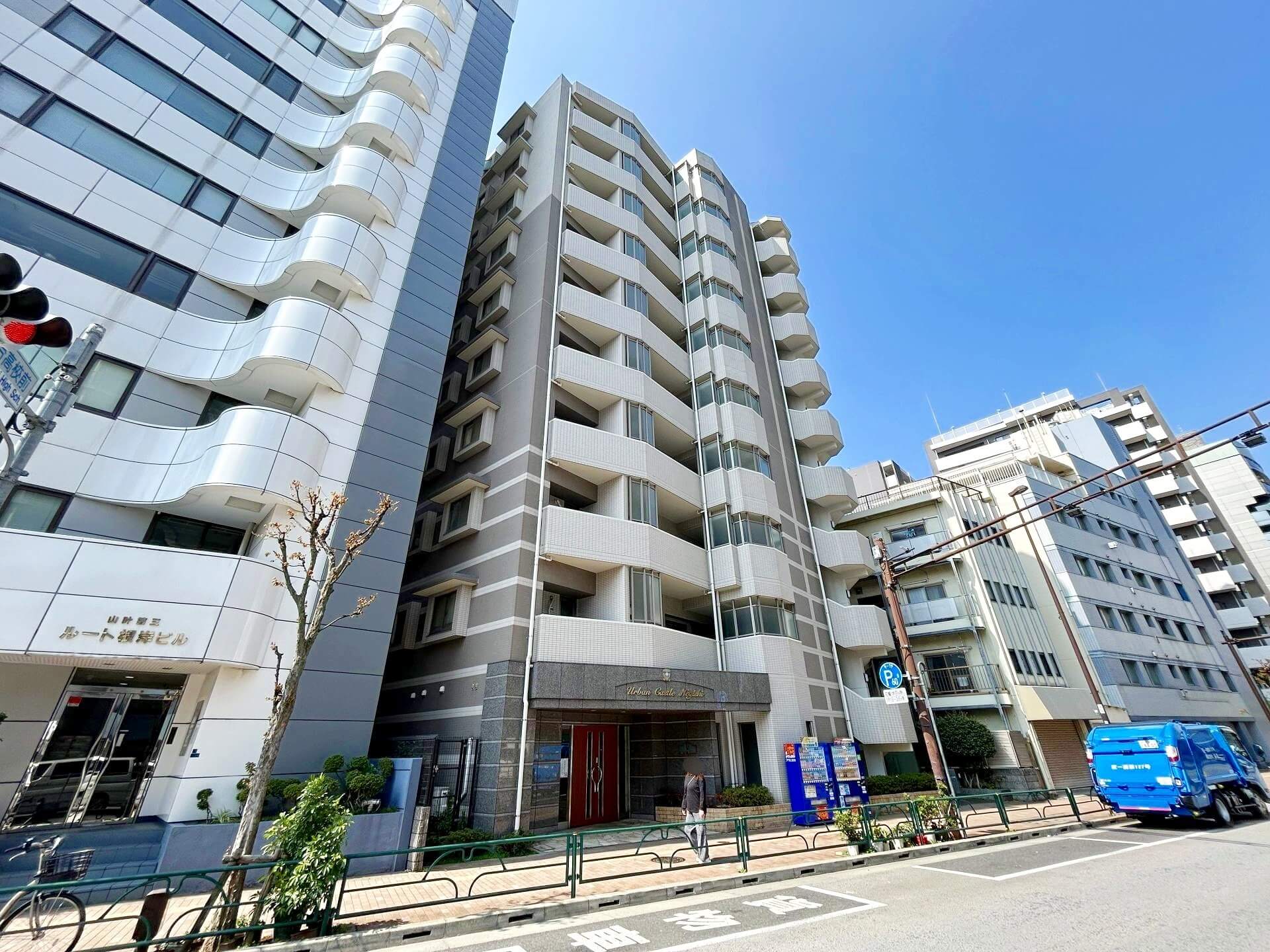 アーバンキャッスル根岸の外観｜台東区根岸｜鶯谷駅徒歩6分｜仲介手数料無料