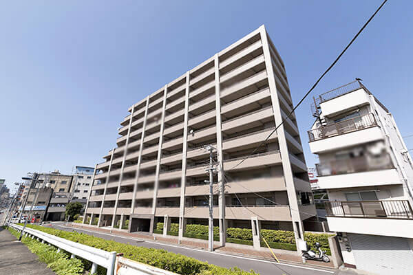 コスモ田端シティフォルムの外観｜北区東田端｜西日暮里駅徒歩7分