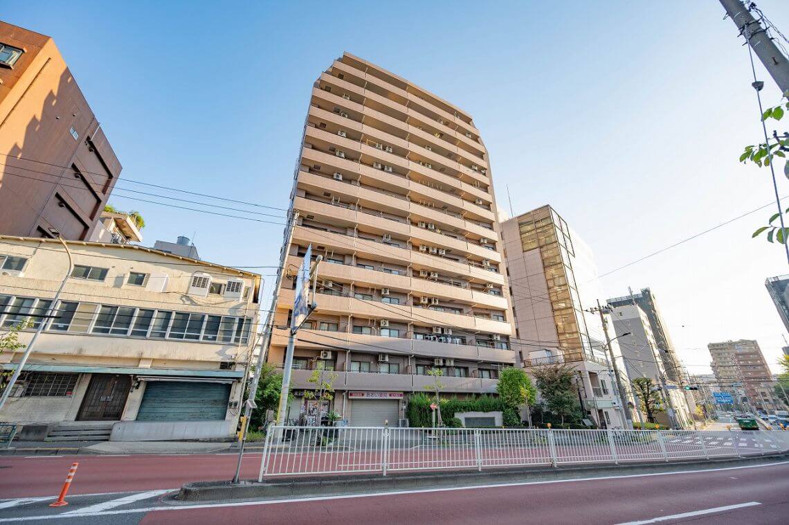 ライオンズマンション両国リバーステージの外観｜墨田区横網｜両国駅徒歩9分