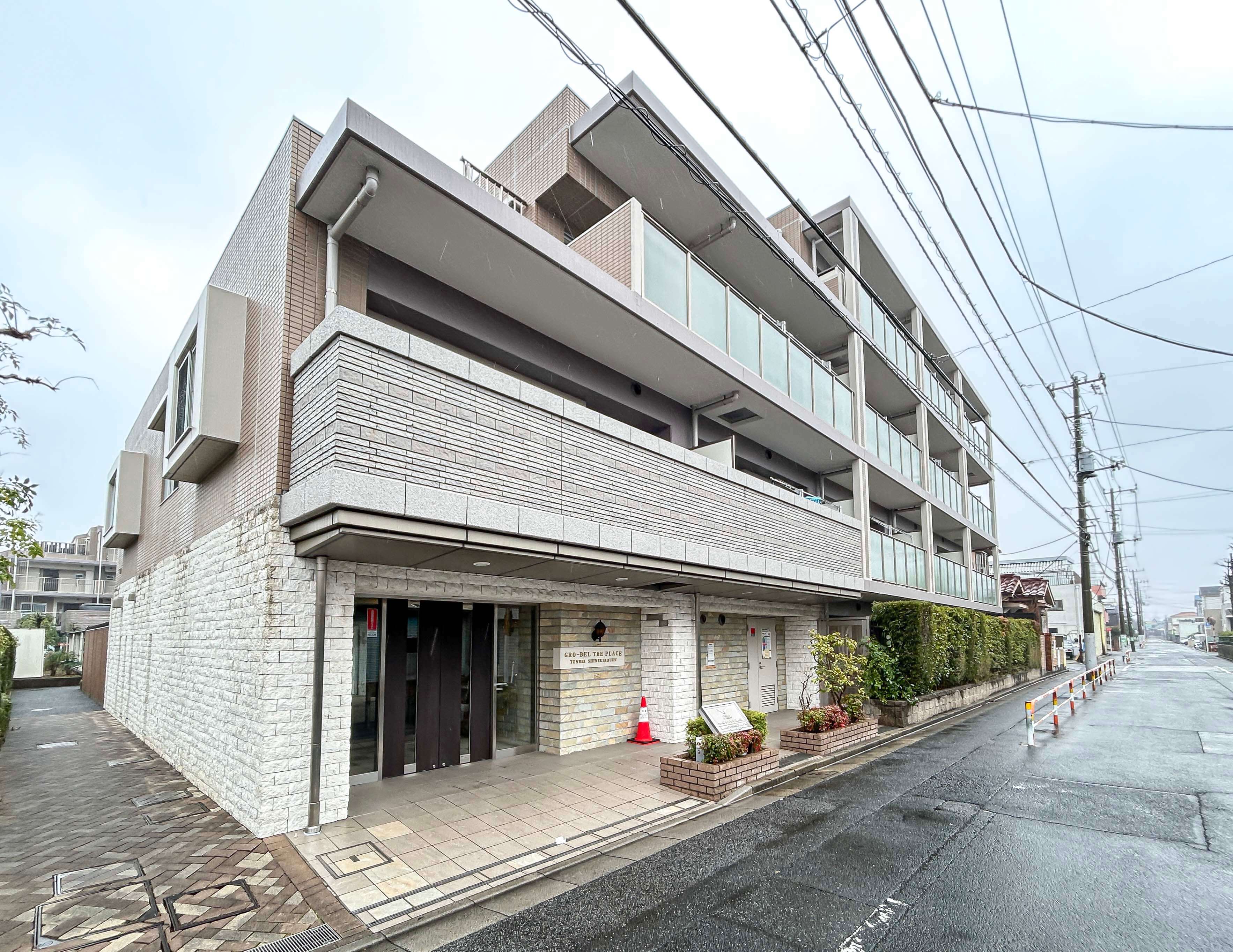 グローベル ザ・プレイス舎人親水公園の外観｜足立区古千谷本町｜舎人駅徒歩12分