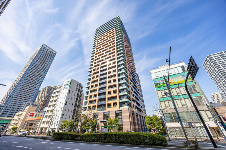 ファミール月島グランスイートタワーの外観|中央区佃|月島駅徒歩1分