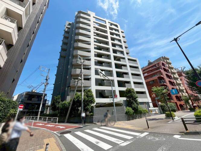 代々木公園パーク・ホームズの外観｜渋谷区富ヶ谷｜代々木公園駅徒歩6分